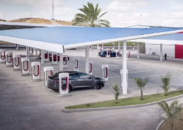 Tesla Supercharger Station